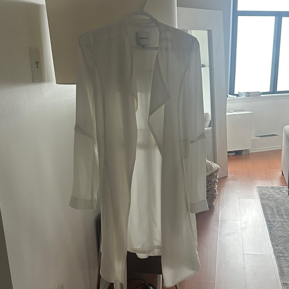 Babaton Cream Sheer Cardigan